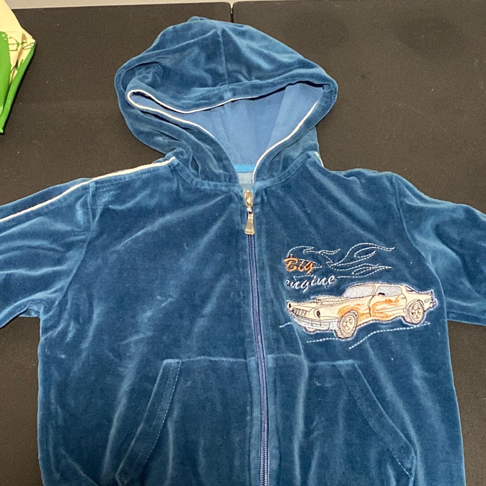 Vintage blue big engine jacket